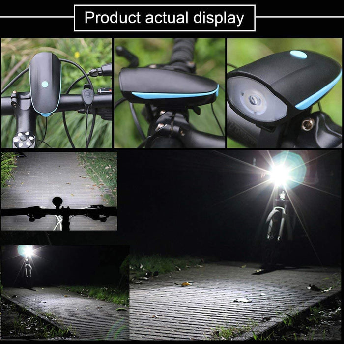 BICYCLE LIGHTS WITH HORN